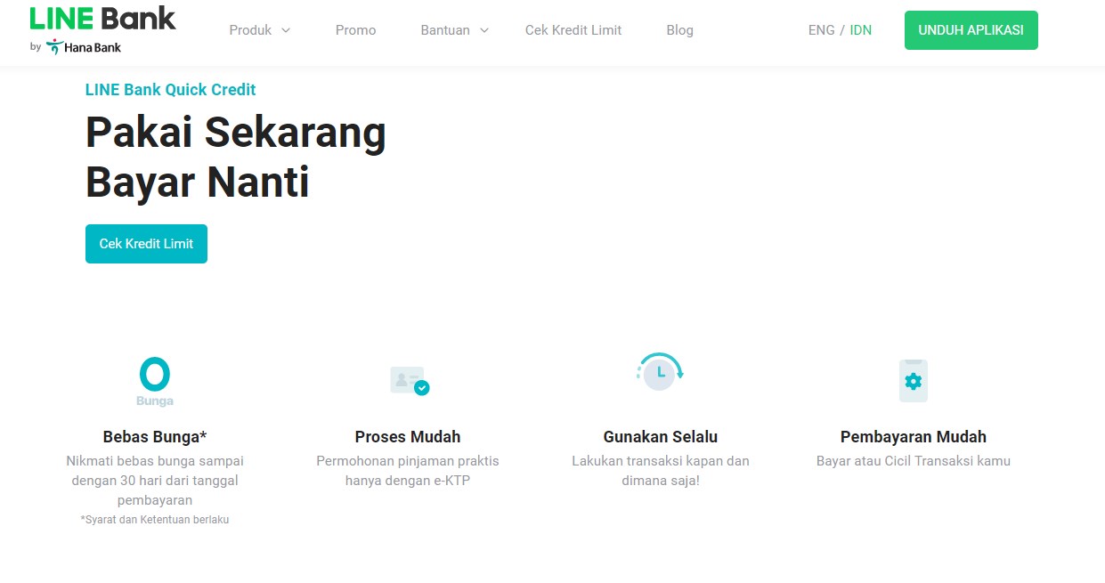 syarat pinjaman bank cepat cair LINE Bank