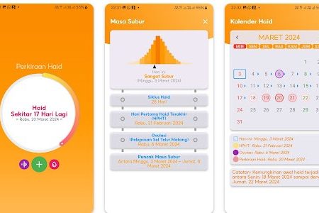 Aplikasi Kalender Haid Saya