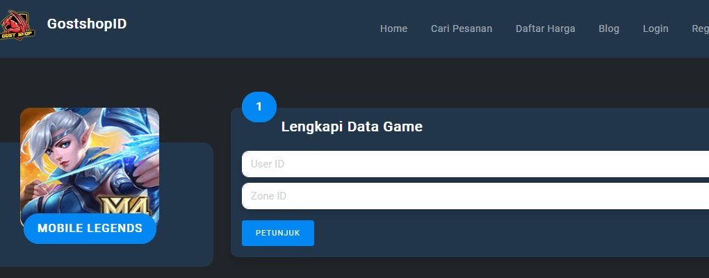 GostshopID topup Mobile Legends