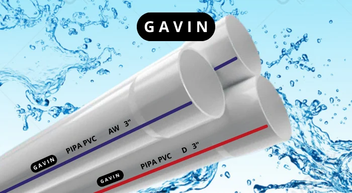 pipa PVC Gavin dari PT Berkat Jaya Indopipe